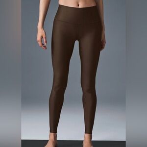 Alo Airlift 7/8 High Waist Legging in Espresso Size Medium